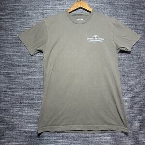 Stone Brewing T Shirt Adult S Green Short Sleeve 2021 25th Anniversary